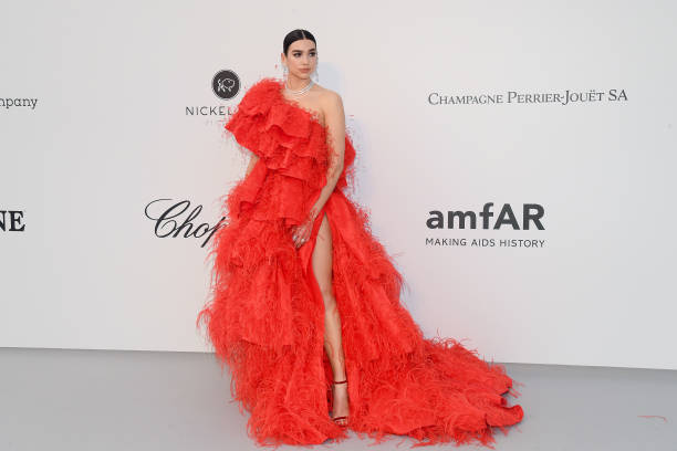 Dua Lipa Attends the Amfar Cannes Gala 2019 at Hot