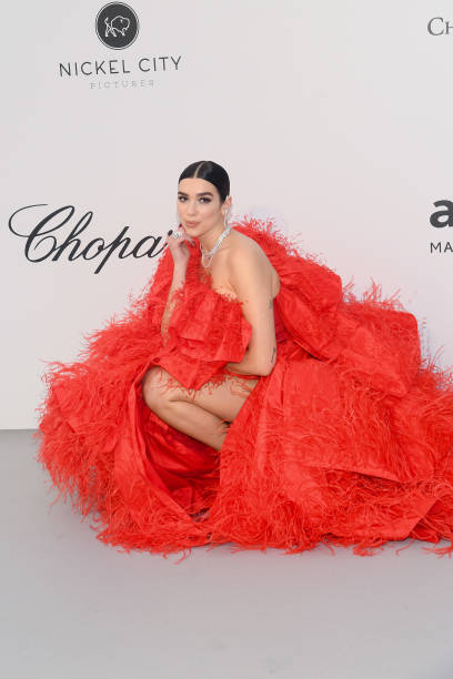Dua Lipa Attends the Amfar Cannes Gala 2019 at Hot
