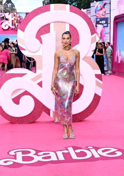 Dua Lipa Attends the Barbie European Premiere