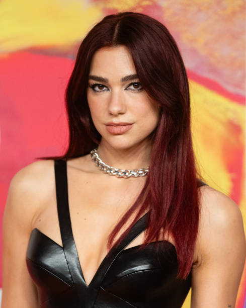 Dua Lipa attends the BRIT Awards 2024 at The O2 Arena on March 02, 2024 in London, England (489×612)