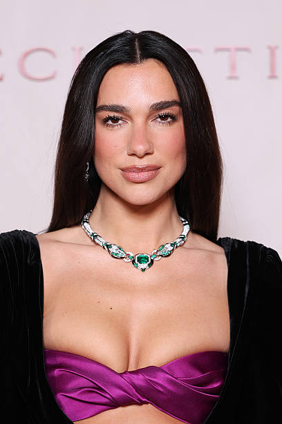 Dua Lipa attends the Bvlgari Eclettica High Jewelry And High-End Watches Event at Villa Arconati on March 23, 2026 in...