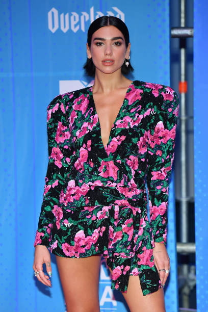 Dua Lipa attends the MTV EMAs 2018 on November 4, 2018 in Bilbao, Spain.