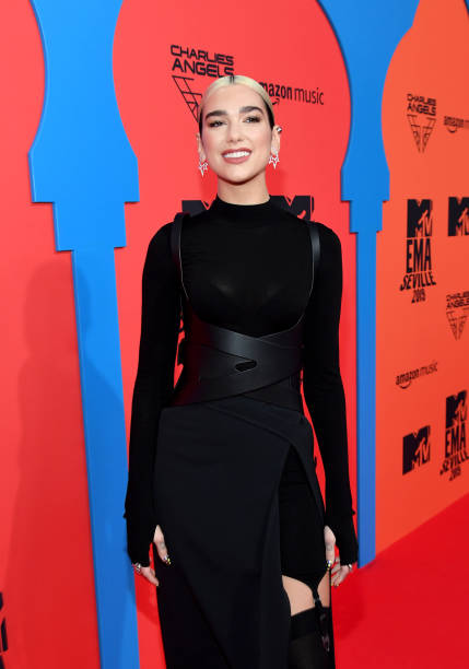 Dua Lipa attends the MTV EMAs 2019 at FIBES Conference and Exhibition Centre on November 03, 2019 in Seville, Spain.
