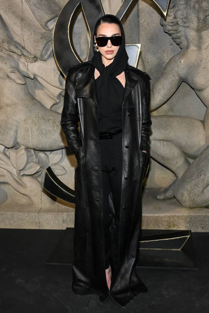 Dua Lipa Attends the Saint Laurent Womenswear Fall