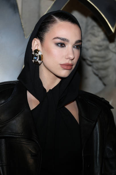 Dua Lipa Attends the Saint Laurent Womenswear Fall