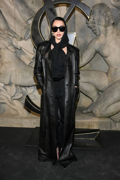 Dua Lipa Attends the Saint Laurent Womenswear Fall