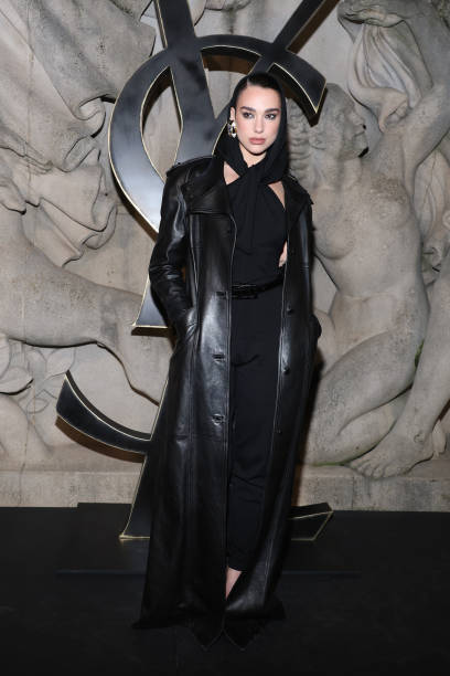 Dua Lipa Attends the Saint Laurent Womenswear Fall