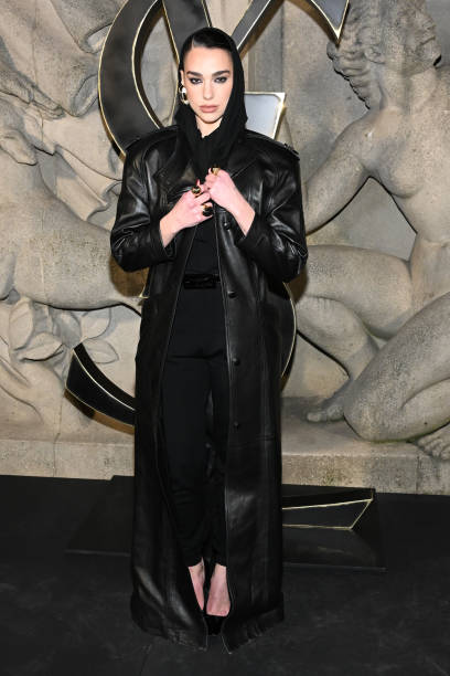 Dua Lipa Attends the Saint Laurent Womenswear Fall
