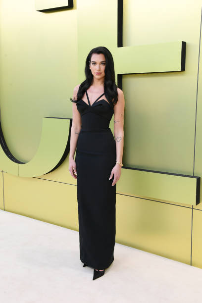 Dua Lipa Attends the Versace Show at Pacific