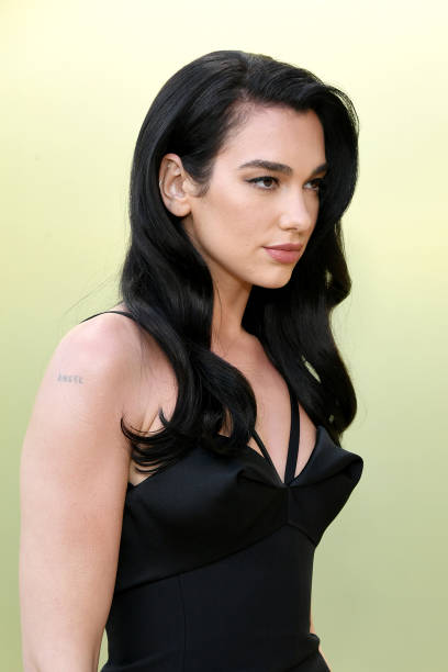 Dua Lipa Attends the Versace Show at Pacific