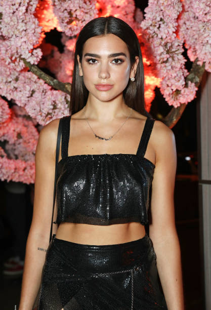 Dua Lipa attends the Warner Music Group and British GQ Summer Party in partnership with Quintessentially at Nobu Hotel Shoreditch on July 5, 2017 in London, England — frame 3/9 (417×612)