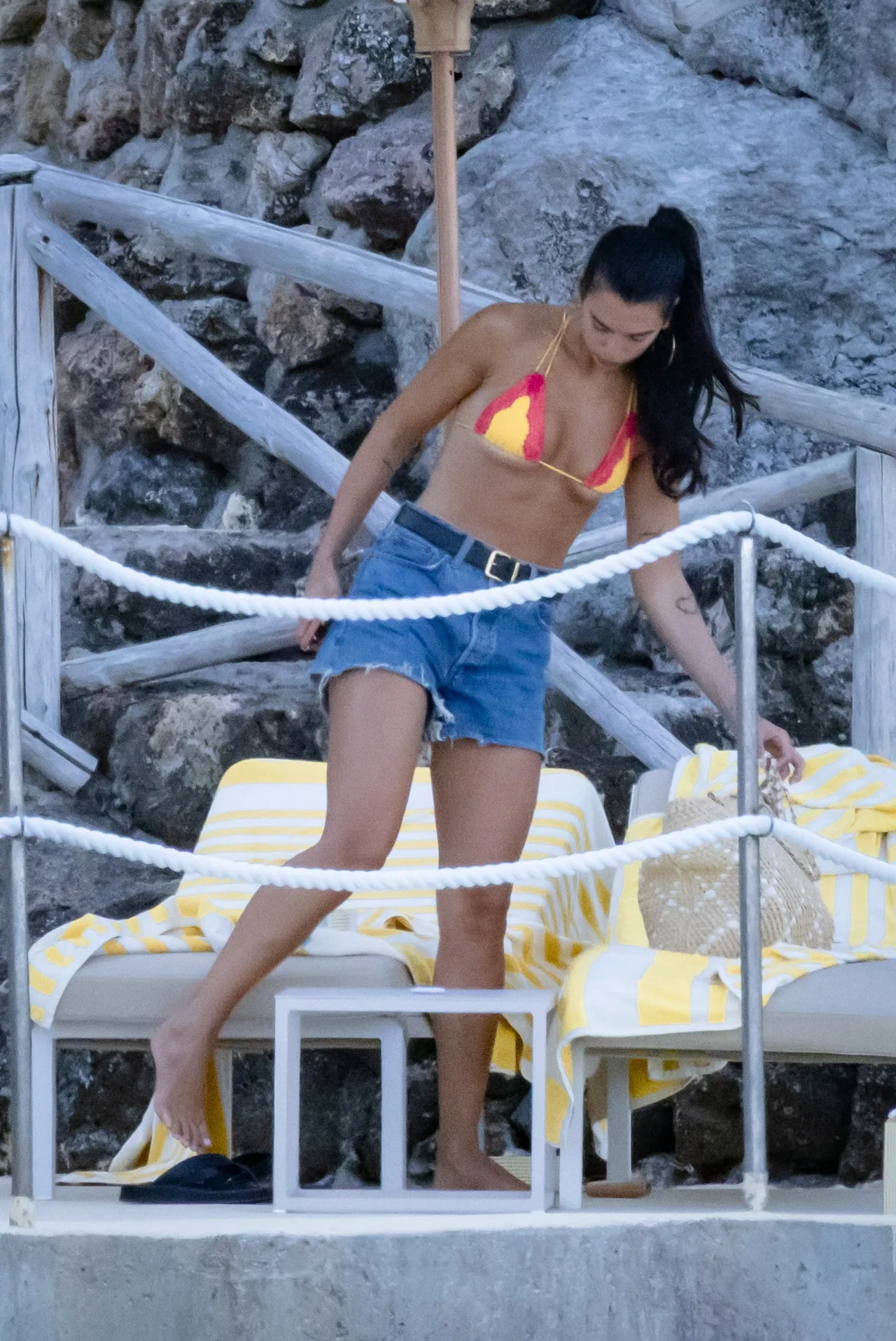 Dua Lipa by the Water in Porto Ercole Italy June