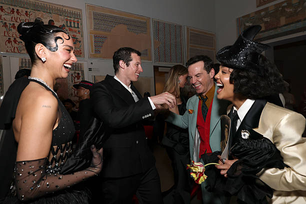 Dua Lipa Callum Turner Andrew Scott and Tessa Thom