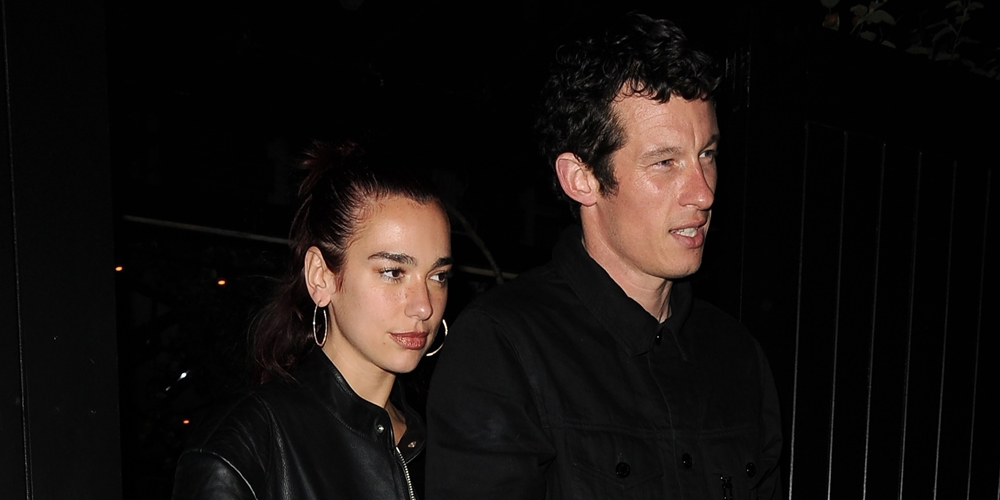 Dua Lipa Callum Turner Hold Hands During Late Nigh