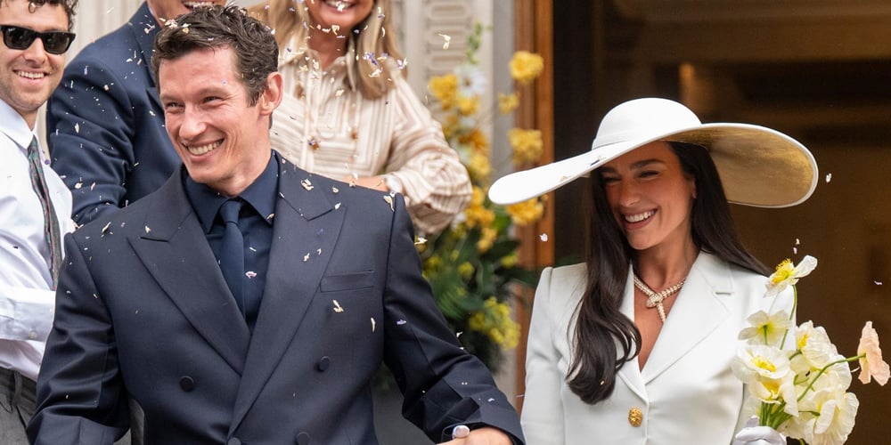 Dua Lipa Callum Turner S Wedding Photos See