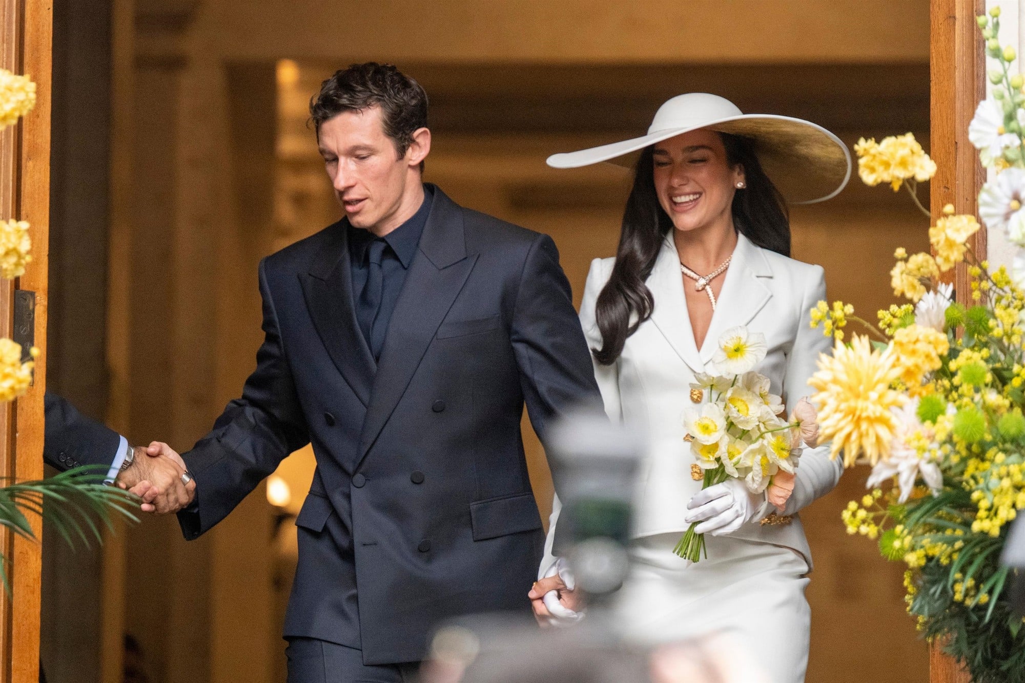Dua Lipa Callum Turner S Wedding Photos See