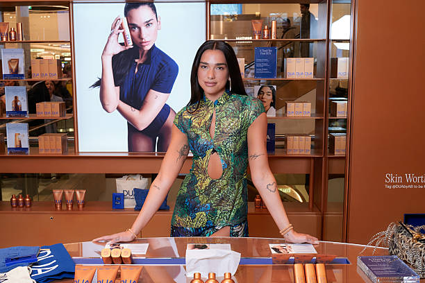 Dua Lipa celebrates the DUA by AB Selfridges London pop-up event on May 21, 2026 in London, England