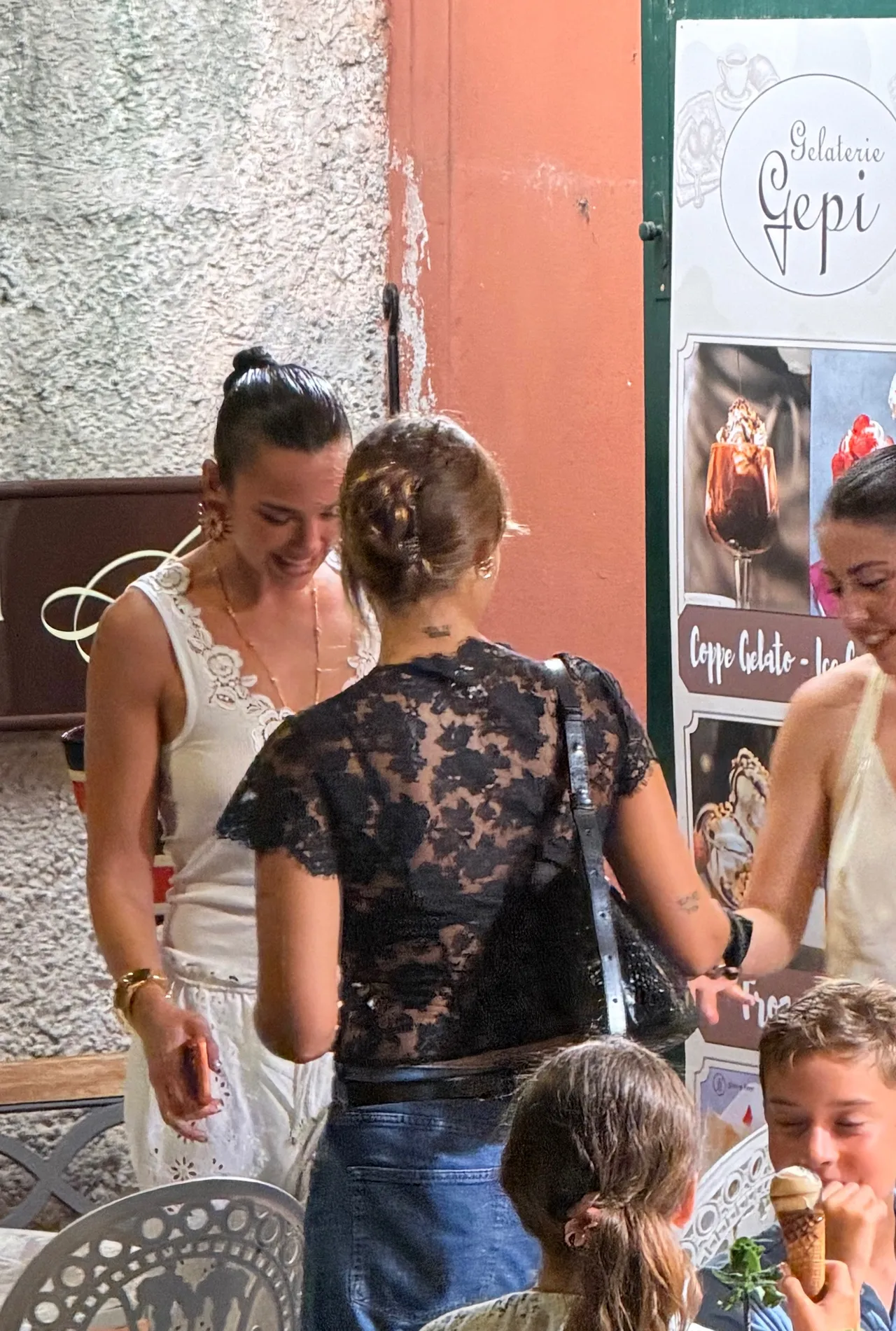 Dua Lipa Chlo White Resort Look in Portofino Augus
