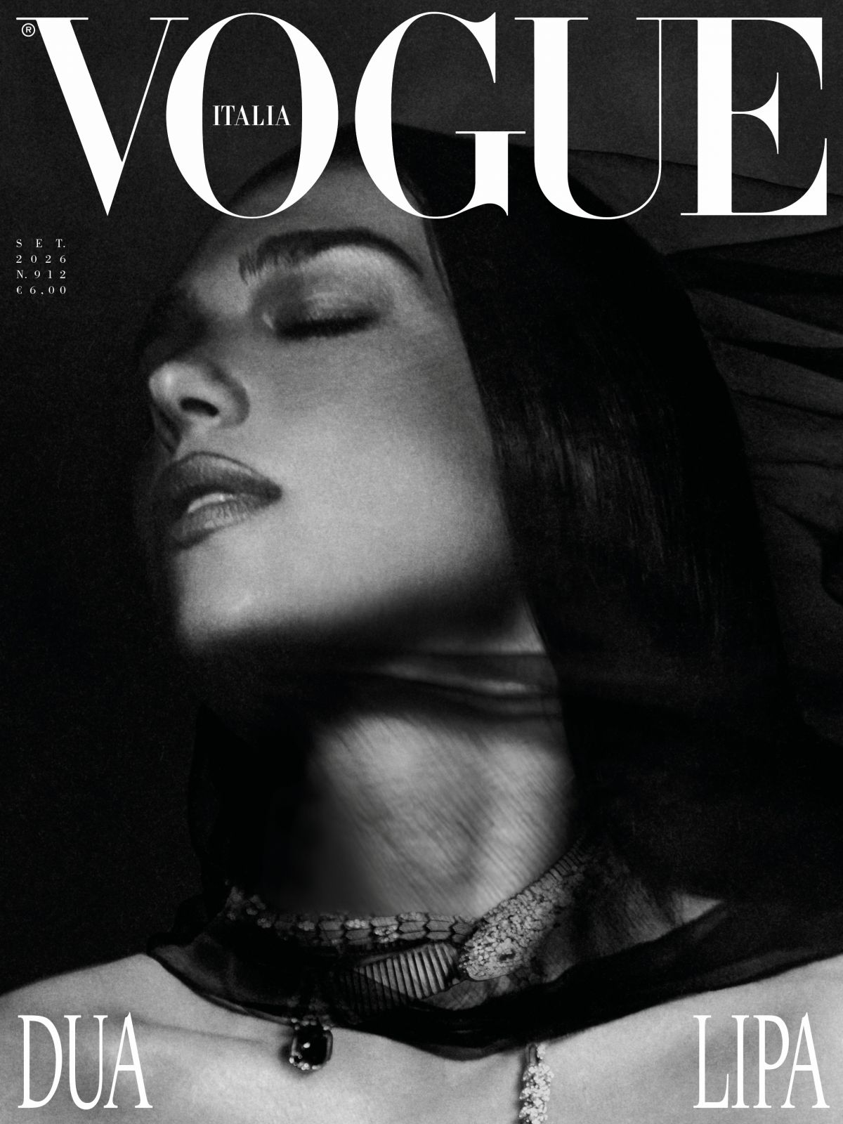 Dua Lipa for Vogue Magazine Itay September 2026