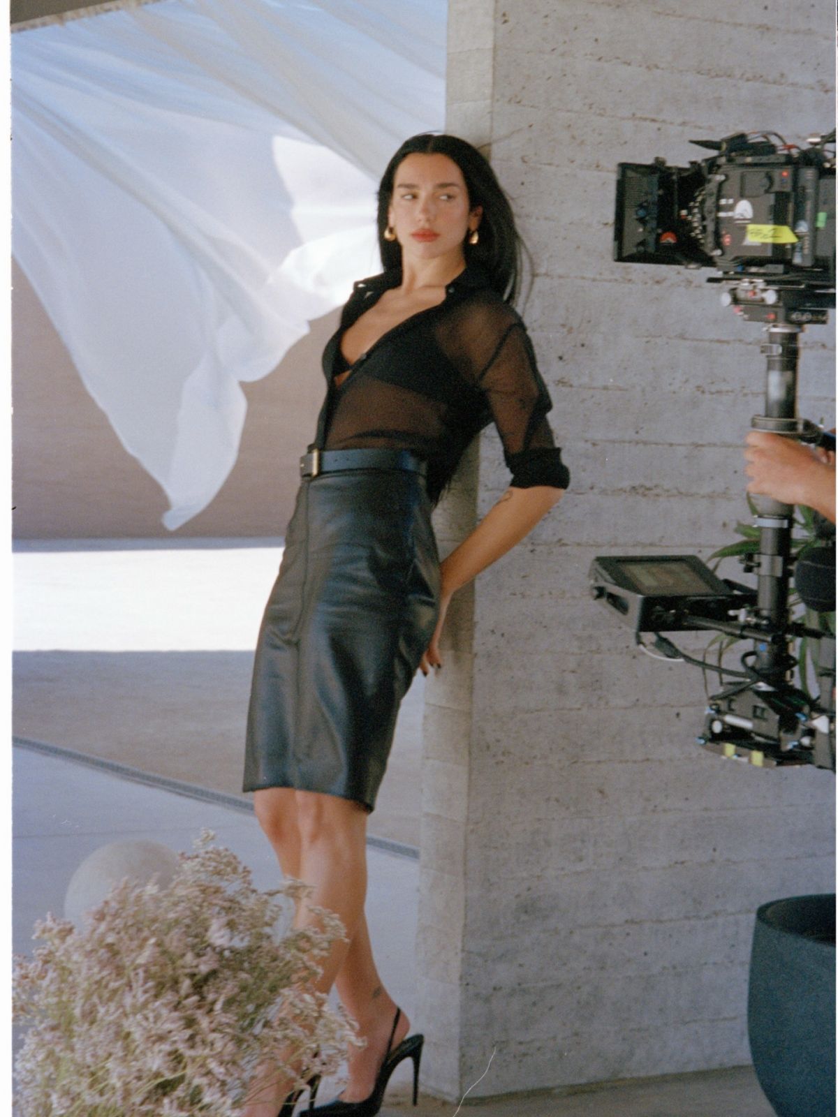 Dua Lipa for Ysl Libre Berry Crush Campaign July