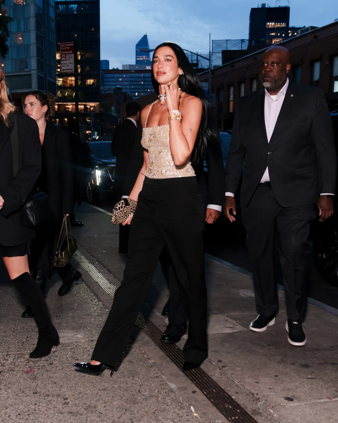 Dua Lipa in Bvlgari Serpenti High Jewelry at Serpe