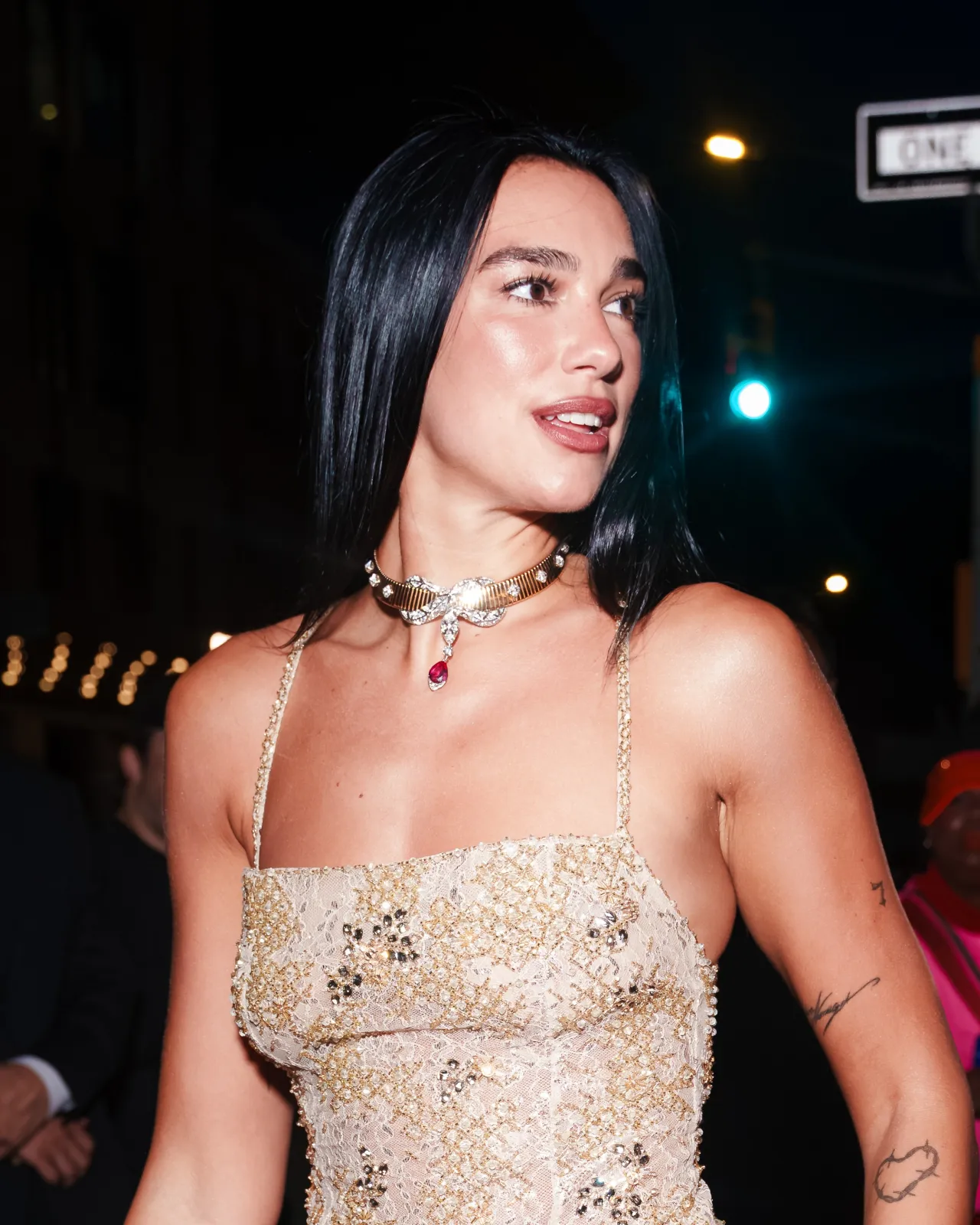 Dua Lipa in Bvlgari Serpenti High Jewelry at Serpe