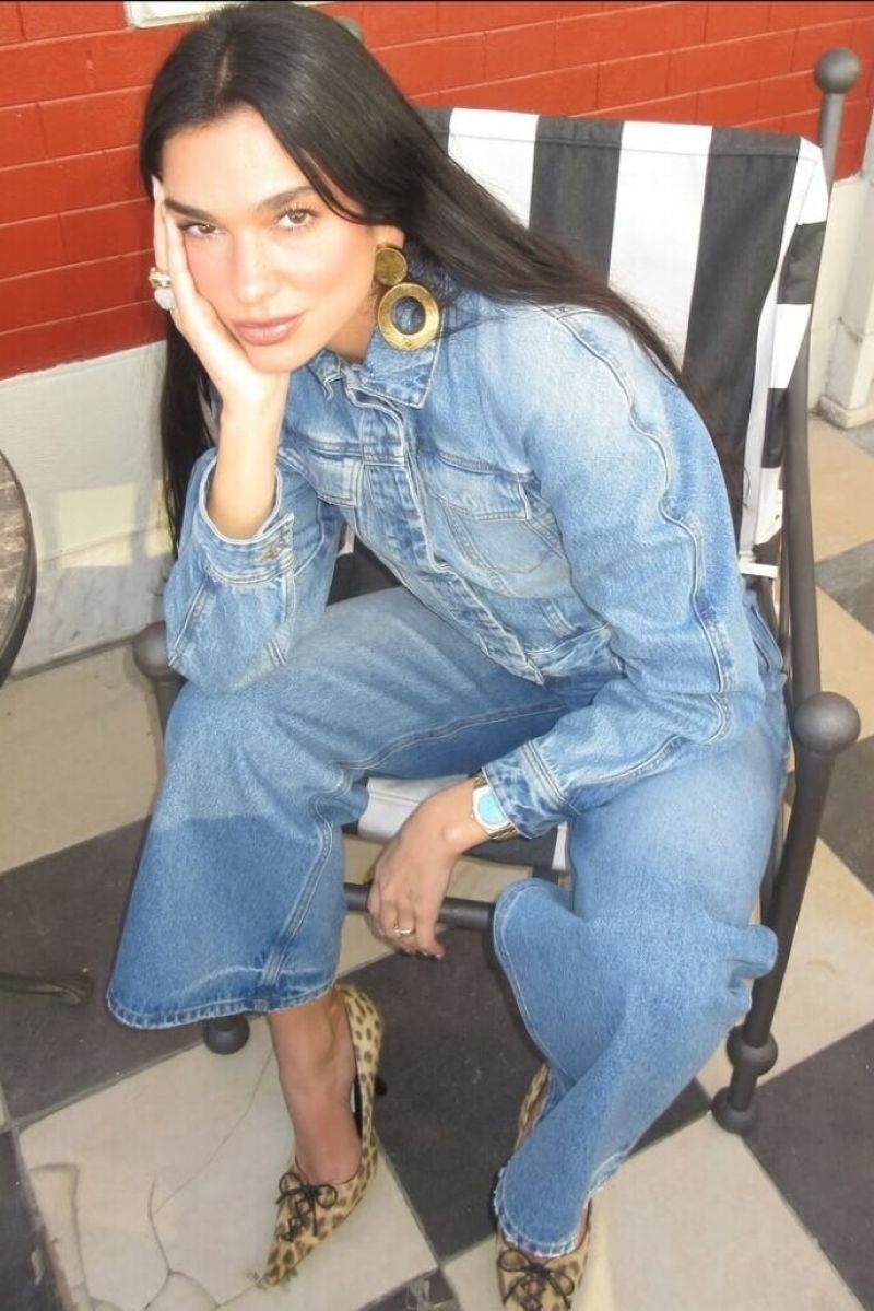 Dua Lipa — Dua Lipa in Full Denim Look for Instagram Photoshoot November 2025
