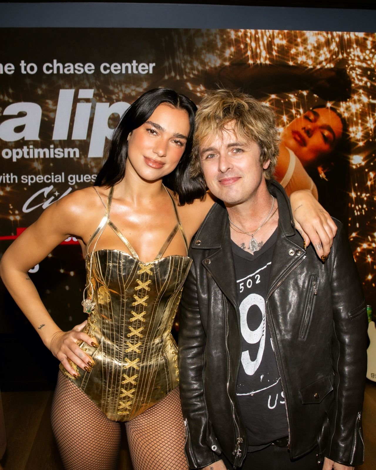 Dua Lipa — Dua Lipa in Gold Sequined Bodysuit with Gloves for 2025 Photoshoot