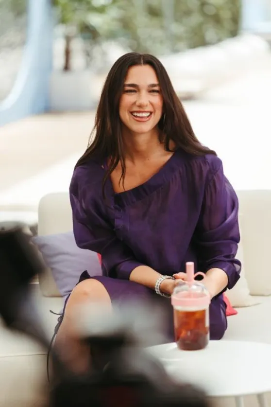 Dua Lipa in Purple for Nespresso Vertuo World – May 2026 (558×837)