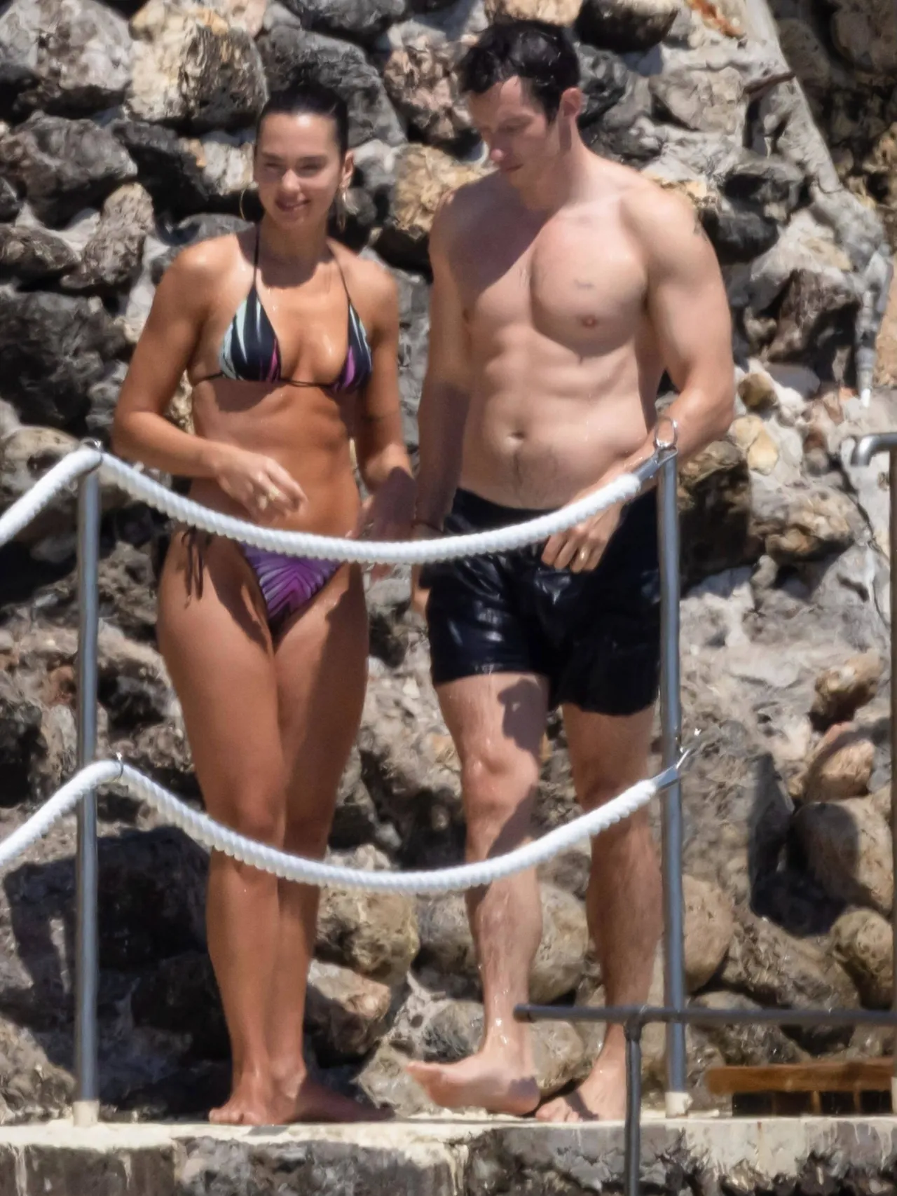 Dua Lipa in Roberto Cavalli Bikini in Italy June