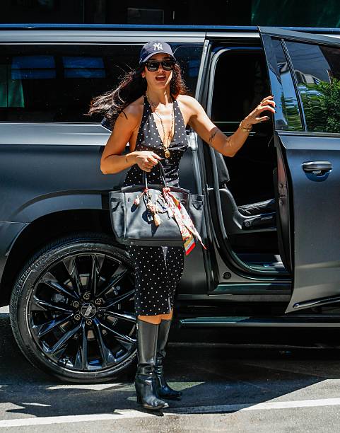 Dua Lipa is Seen Arriving at the Electric Lady Stu