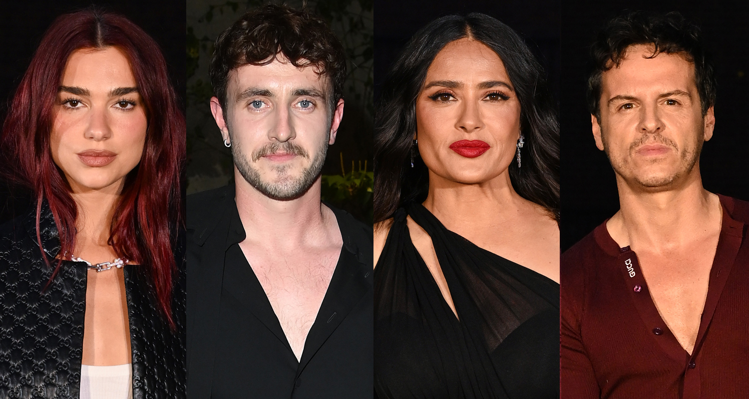 Dua Lipa Joins Paul Mescal, Salma Hayek, & More Stars at Gucci Cruise Show in London – See the Stars in Attendance! (1500×800)