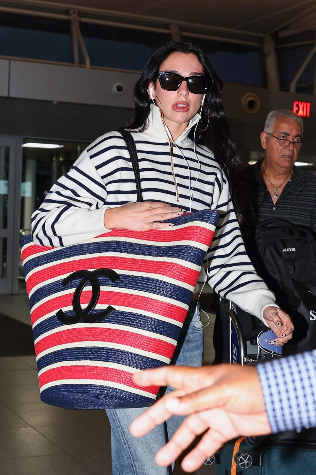Dua Lipa Leaves Jfk International Airport