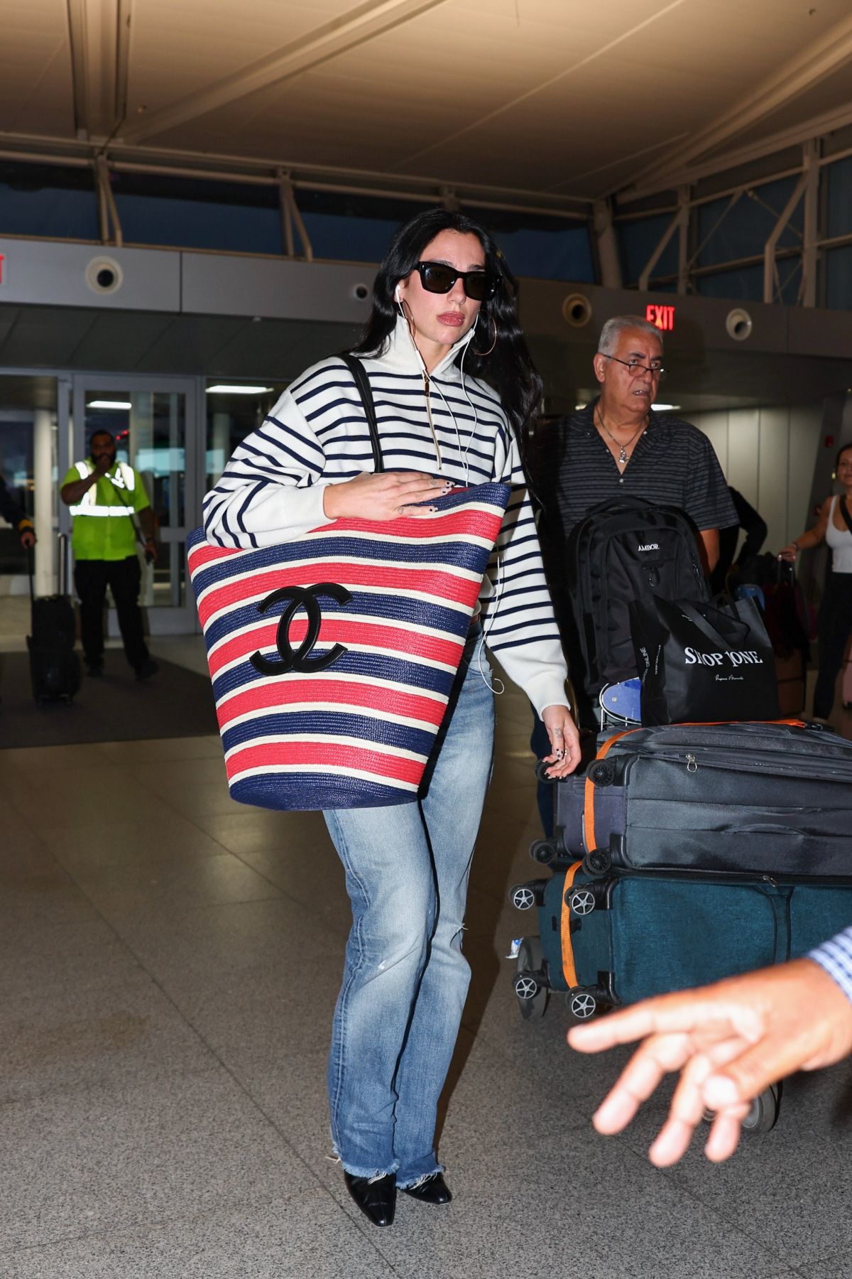 Dua Lipa Leaves Jfk International Airport