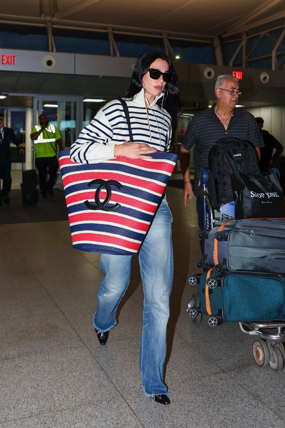 Dua Lipa Leaves Jfk International Airport