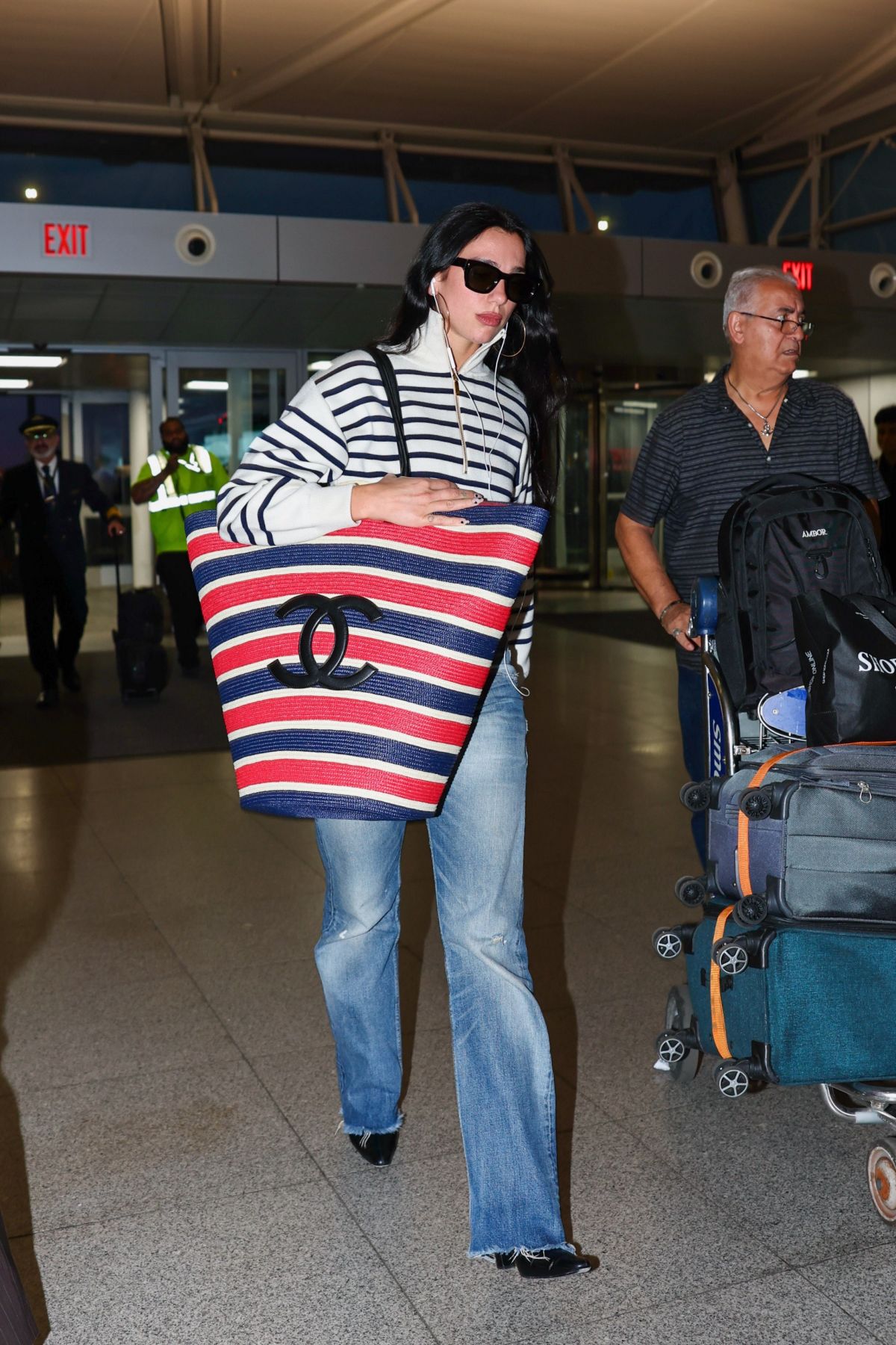 Dua Lipa Leaves Jfk International Airport