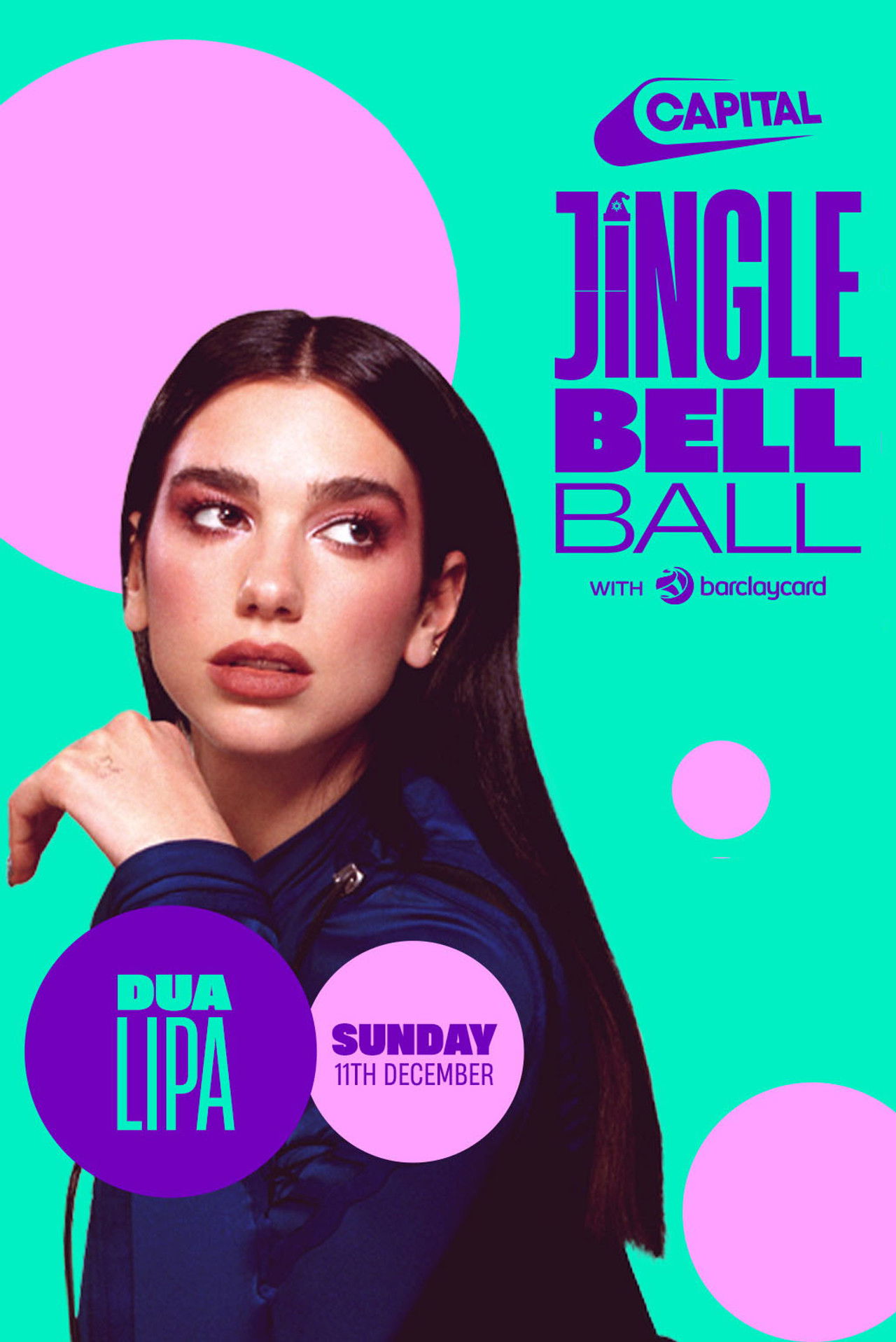 Dua Lipa: Live at Capital's Jingle Bell Ball 2022 — Official Poster (2022)