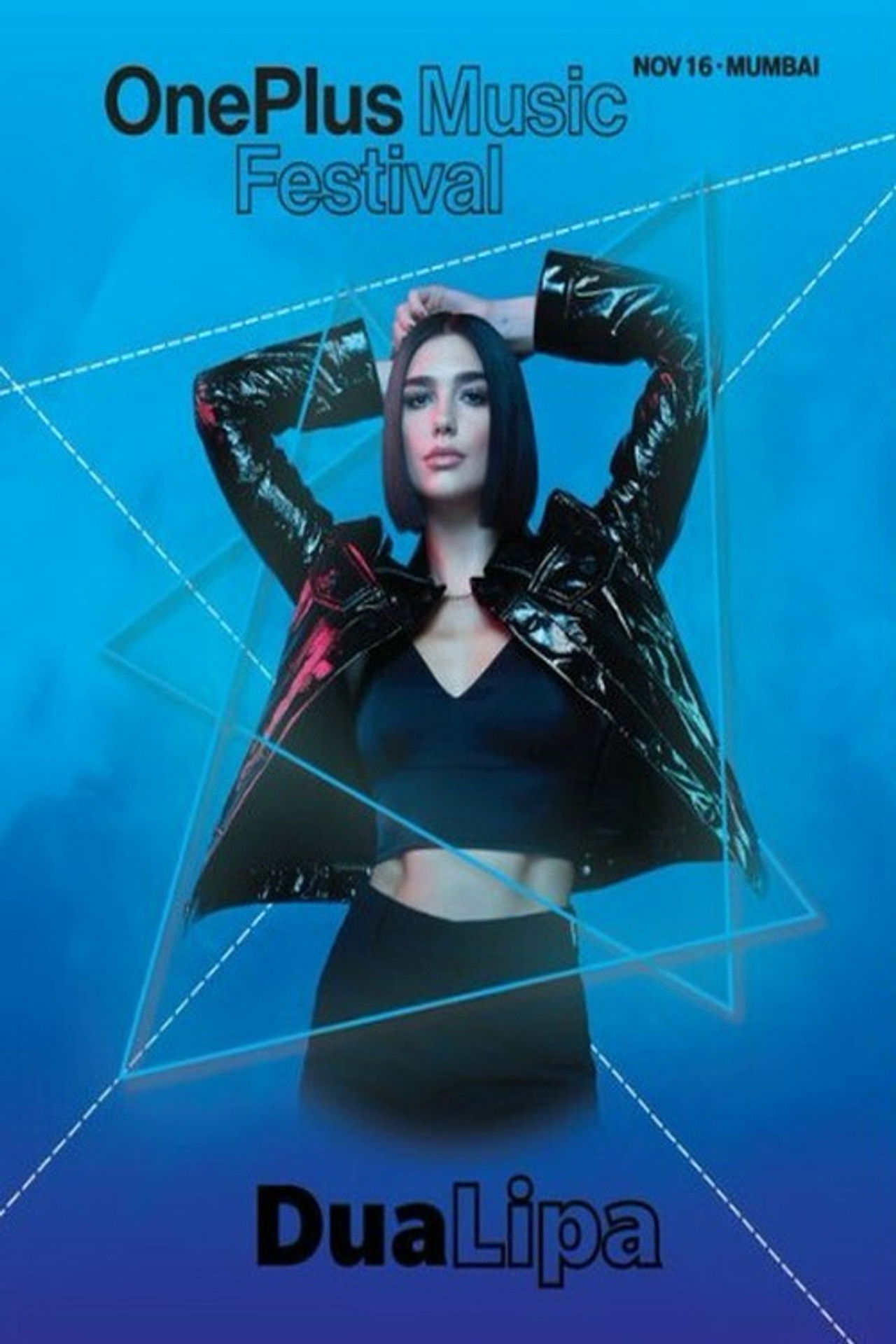 Dua Lipa - OnePlus Music Festival 2019 Mumbai - India — Official Poster (2019)