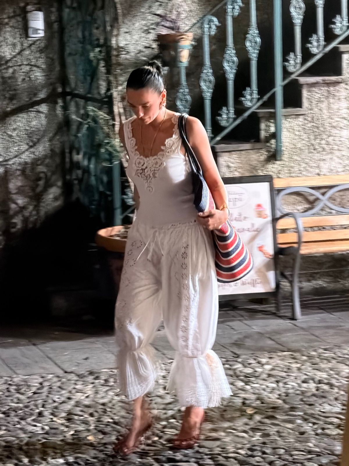 Dua Lipa Out for Ice Cream at Gepi in Portofino