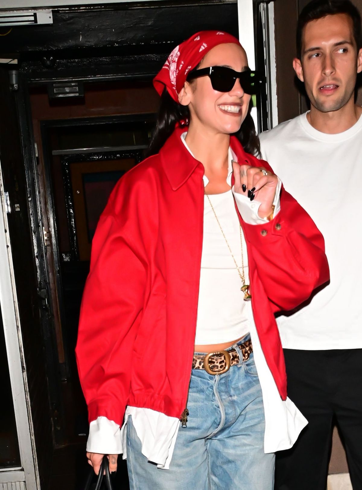 Dua Lipa Outside Electric Lady Studios in New York