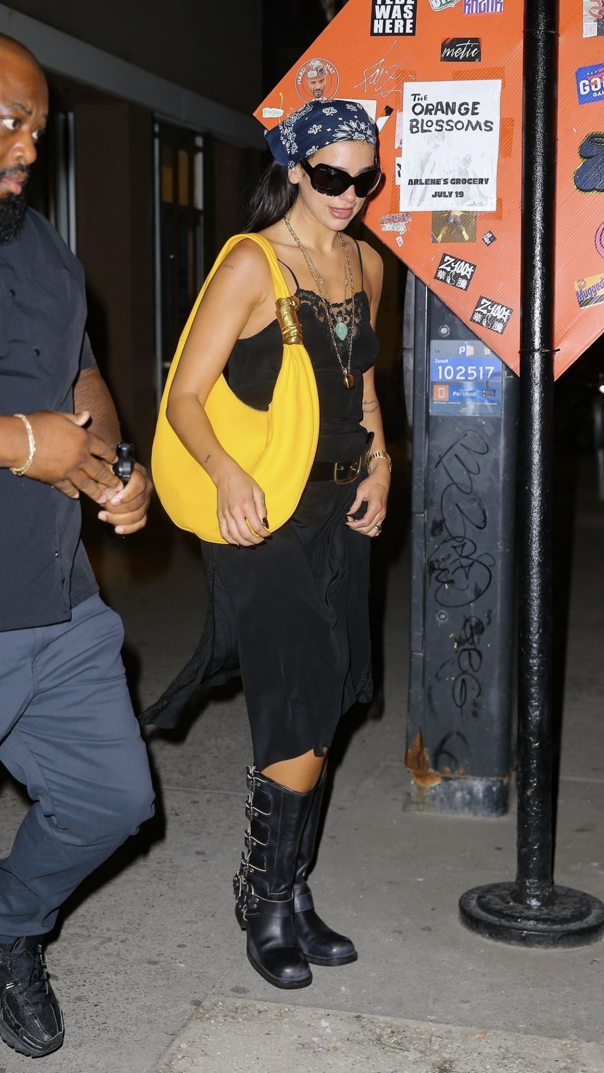 Dua Lipa Outside Electric Lady Studios in New York
