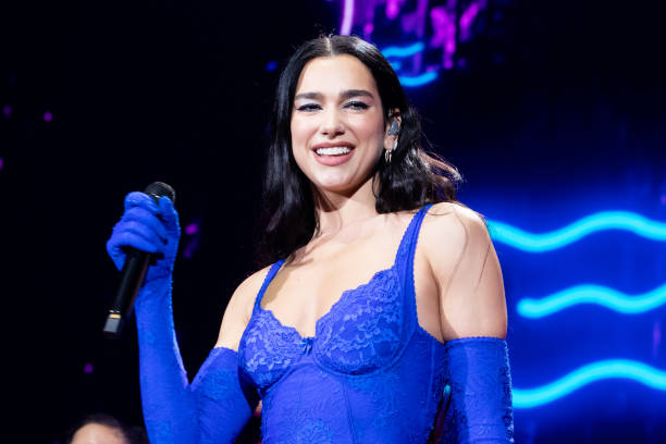 Dua Lipa performs at Rod Laver Arena on November 11, 2022 in Melbourne, Australia (612×408)