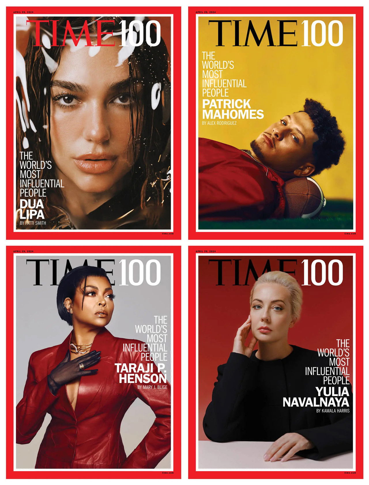 TIME100: The World's Most Influential People — Official Poster (2024)