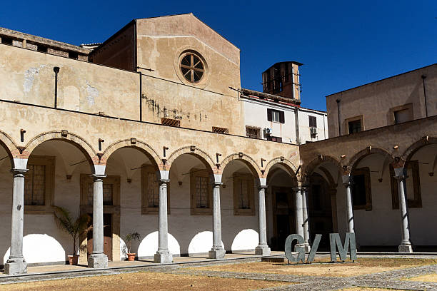 View taken in Palermo, Sicily, on June 4, 2026 shows the Galleria d'Arte Moderna Sant'Anna, one of the venues set to host the wedding celebrations of British singer Dua Lipa and British actor Callum Turner. The couple, who married in a civil ceremony in London on May 31, are set to celebrate with guests from June 5 to 7 across several Palermo venues, with the main event to be held at Villa Valguarnera in nearby Bagheria (612×408)