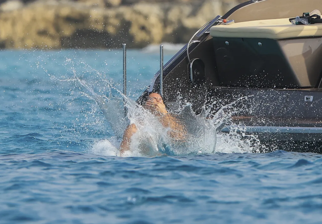 Dua Lipa Wears a Leopard Print Bikini on an Ibiza