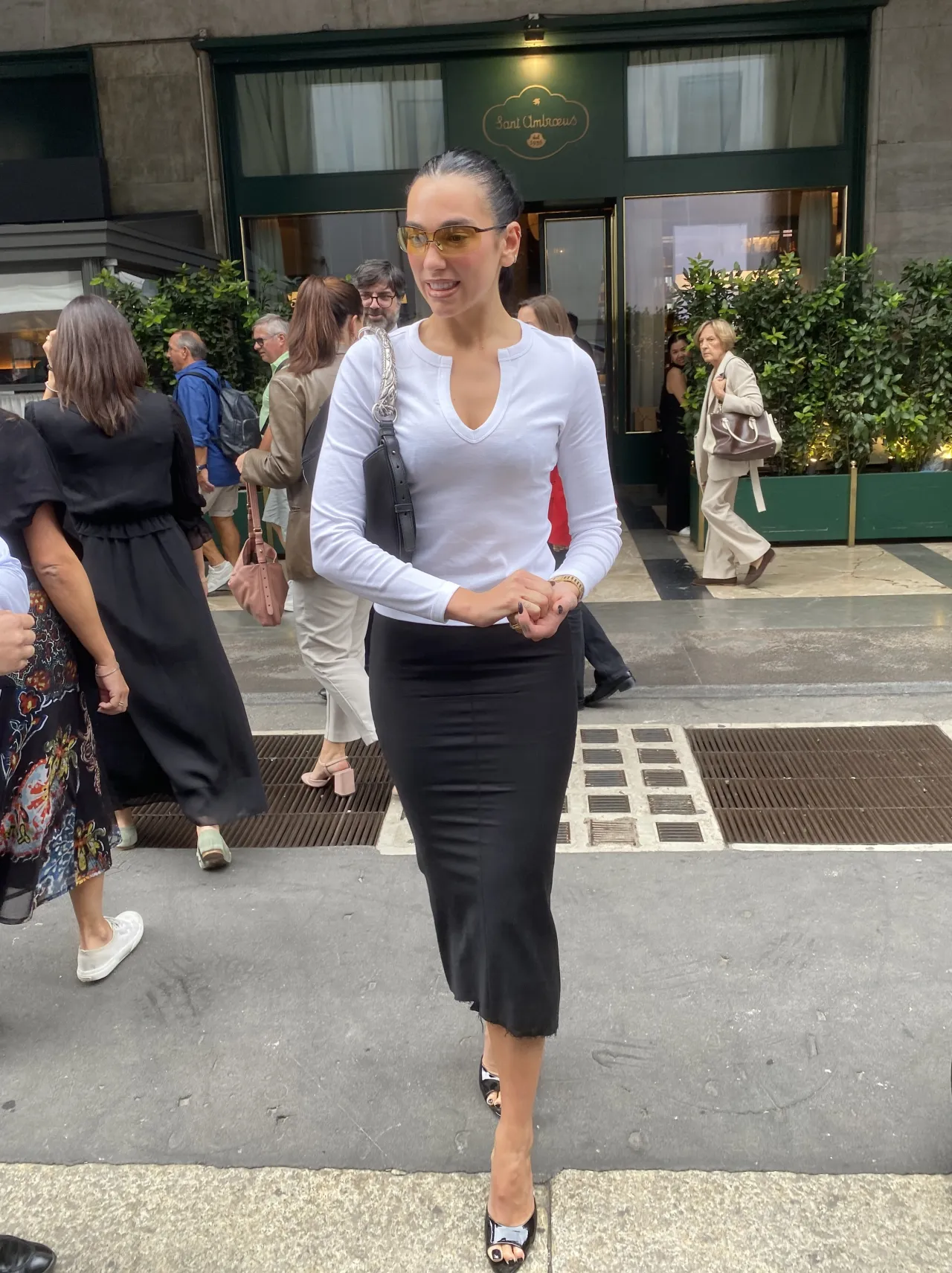 Dua Lipa Wears Flore Flore and Matieres Fecales