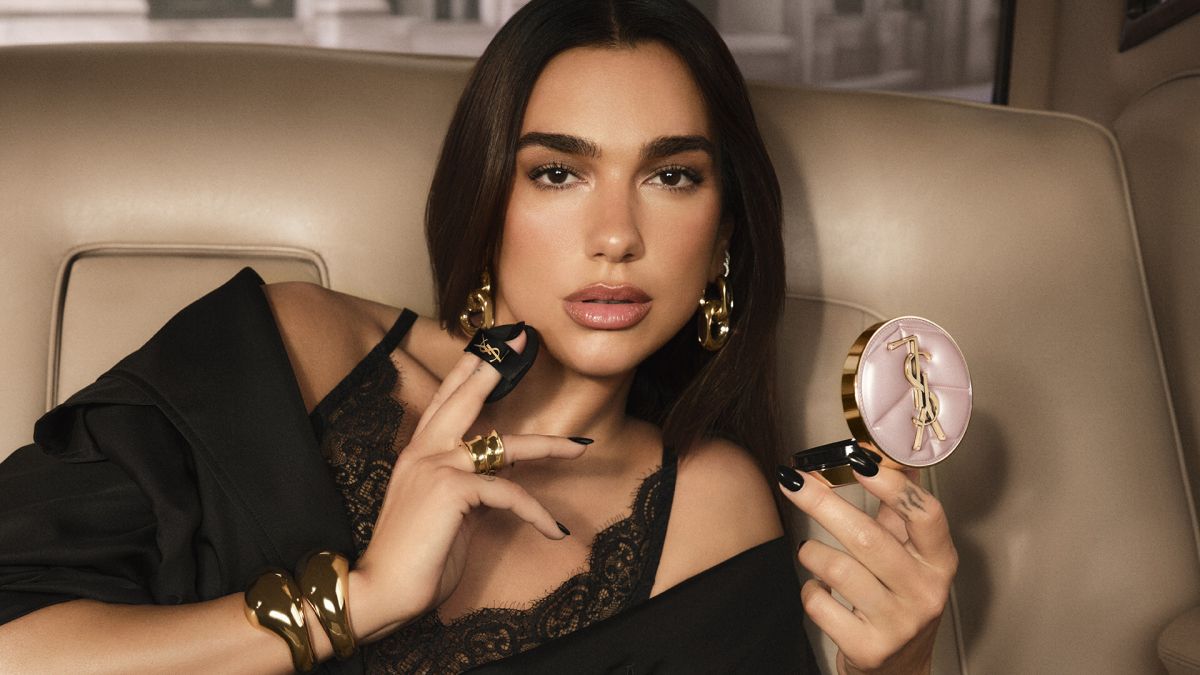 DUA LIPA – YSL Skin Affair Soft Glow Cushion Foundation Campaign 2026 (1200×675)