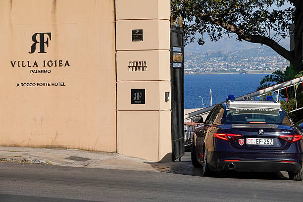 General view during Dua Lipa and Callum Turner wedding at Villa Igiea on June 05, 2026 in Palermo, Italy (612×408)