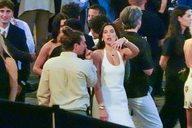 Singer Dua Lipa is Seen Ahead of Dua Lipa and Call